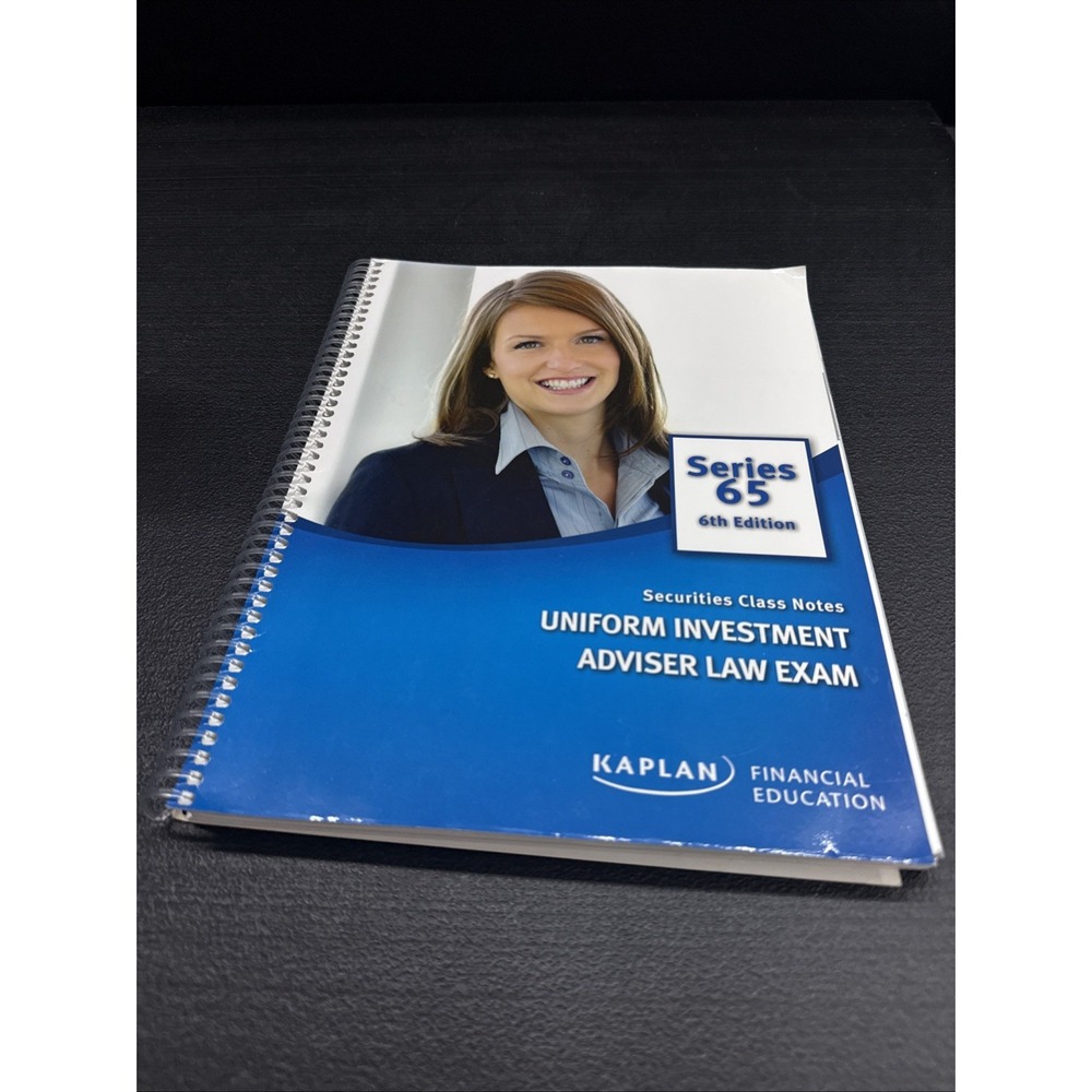 Kaplan Series 65 Securities License Exam Manual, Uniform Investment Advisor ...